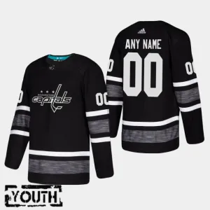 Adidas NHL Washington Capitals Lasten Pelipaita All Star 2019 Authentic Musta ( Omalla Nimellä )