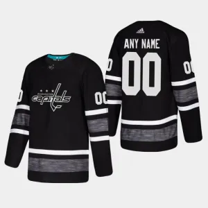 Adidas NHL Washington Capitals Pelipaita All Star 2019 Authentic Musta ( Omalla Nimellä )