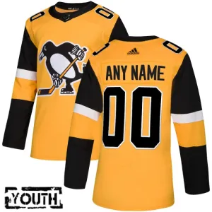 Adidas Pittsburgh Penguins Lasten Pelipaita Kolmos Authentic ( Omalla Nimellä ) Adidas Pittsburgh Penguins Lasten Pelipaita Kolmos Authentic ( Omalla Nimellä )