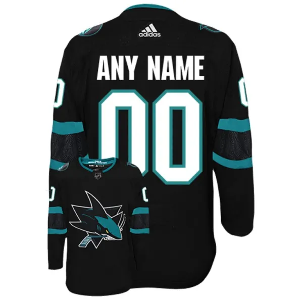 Adidas San Jose Sharks Pelipaita Kolmos Authentic ( Omalla Nimellä ) Adidas San Jose Sharks Pelipaita Kolmos Authentic ( Omalla Nimellä )