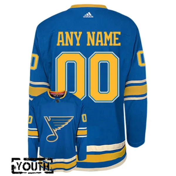 Adidas St. Louis Blues Lasten Pelipaita Kolmos Authentic ( Omalla Nimellä ) Adidas St. Louis Blues Lasten Pelipaita Kolmos Authentic ( Omalla Nimellä )