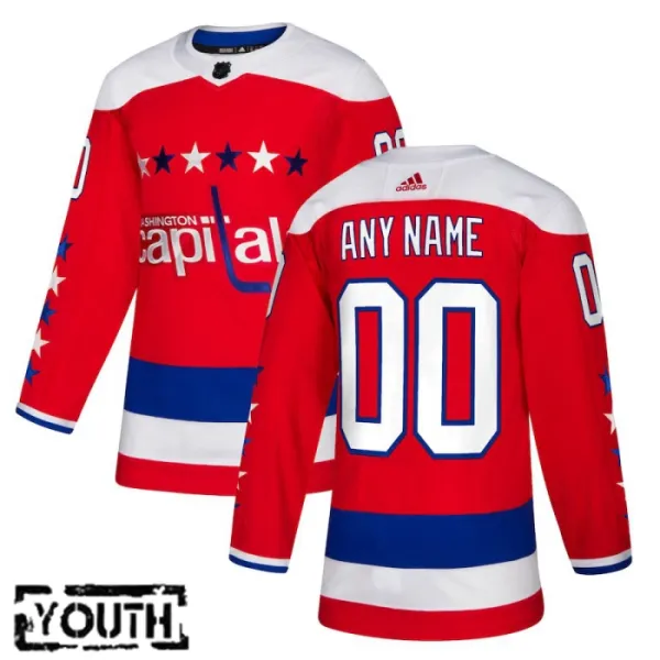 Adidas Washington Capitals Lasten Pelipaita Kolmos Authentic ( Omalla Nimellä ) Adidas Washington Capitals Lasten Pelipaita Kolmos Authentic ( Omalla Nimellä )