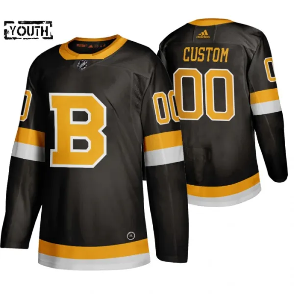 Adidas Boston Bruins Lasten Pelipaita Authentic Musta ( Omalla Nimellä ) Adidas Boston Bruins Lasten Pelipaita Authentic Musta ( Omalla Nimellä )