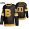 Adidas Boston Bruins Lasten Pelipaita Authentic Musta ( Omalla Nimellä )
