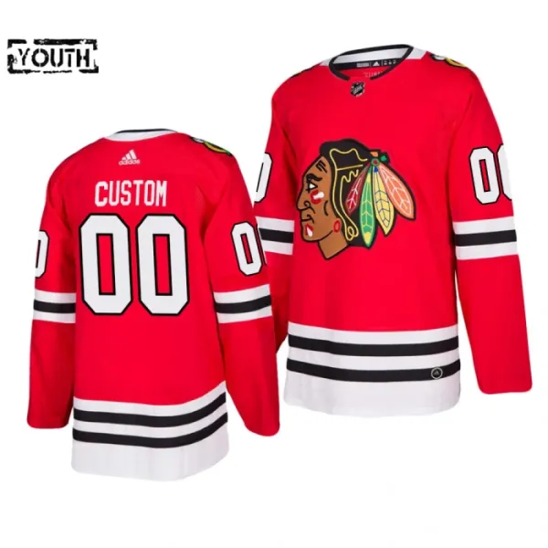 Adidas Chicago Blackhawks Lasten Pelipaita Authentic Punainen ( Omalla Nimellä ) Adidas Chicago Blackhawks Lasten Pelipaita Authentic Punainen ( Omalla Nimellä )