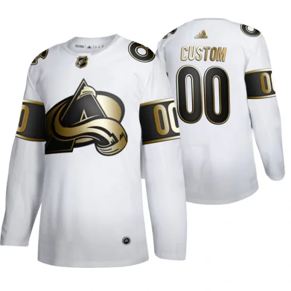Adidas Colorado Avalanche Pelipaita Golden Edition Authentic Valkoinen ( Omalla Nimellä ) Adidas Colorado Avalanche Pelipaita Golden Edition Authentic Valkoinen ( Omalla Nimellä )