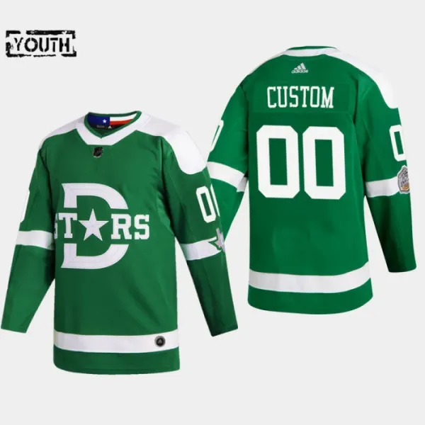 Adidas Dallas Stars 2020 Lasten Pelipaita Winter Classic Authentic ( Omalla Nimellä ) Adidas Dallas Stars 2020 Lasten Pelipaita Winter Classic Authentic ( Omalla Nimellä )