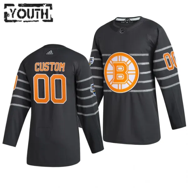 Adidas NHL Boston Bruins Lasten Pelipaita All Star 2020 Authentic Harmaa ( Omalla Nimellä ) Adidas NHL Boston Bruins Lasten Pelipaita All Star 2020 Authentic Harmaa ( Omalla Nimellä )