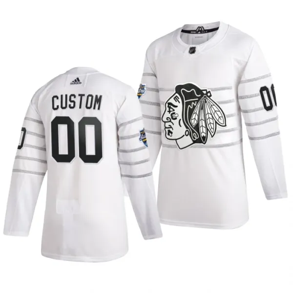 Adidas NHL Chicago Blackhawks Pelipaita All Star 2020 Authentic Valkoinen ( Omalla Nimellä ) Adidas NHL Chicago Blackhawks Pelipaita All Star 2020 Authentic Valkoinen ( Omalla Nimellä )