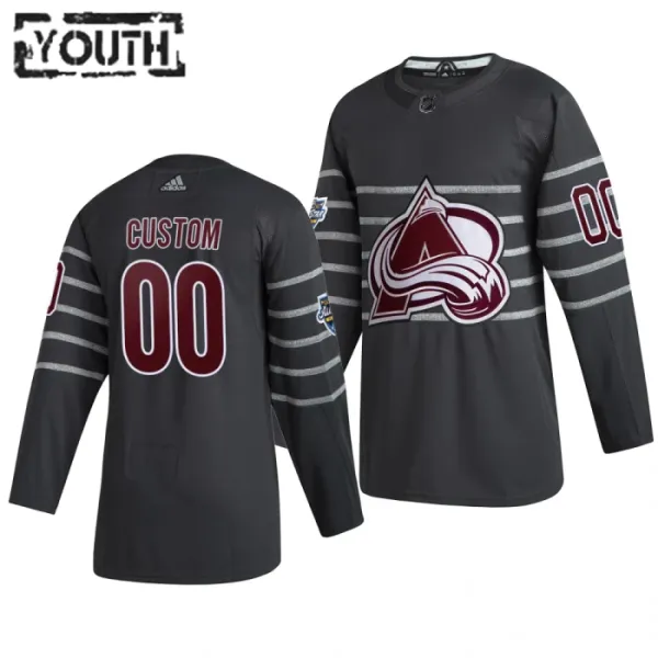 Adidas NHL Colorado Avalanche Lasten Pelipaita All Star 2020 Authentic Harmaa ( Omalla Nimellä ) Adidas NHL Colorado Avalanche Lasten Pelipaita All Star 2020 Authentic Harmaa ( Omalla Nimellä )