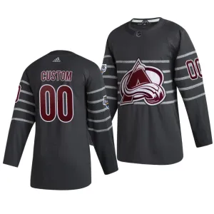 Adidas NHL Colorado Avalanche Pelipaita All Star 2020 Authentic Harmaa ( Omalla Nimellä )