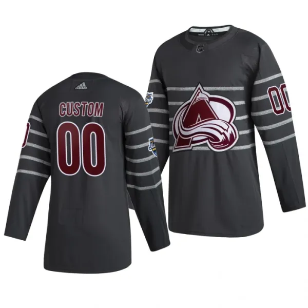 Adidas NHL Colorado Avalanche Pelipaita All Star 2020 Authentic Harmaa ( Omalla Nimellä ) Adidas NHL Colorado Avalanche Pelipaita All Star 2020 Authentic Harmaa ( Omalla Nimellä )
