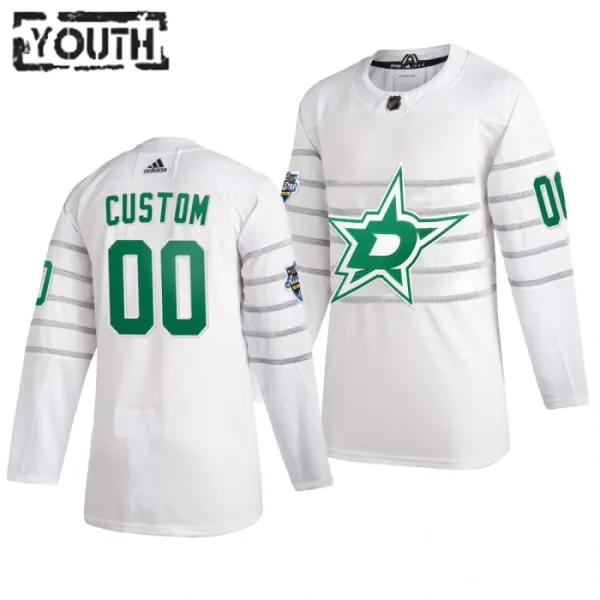 Adidas NHL Dallas Stars Lasten Pelipaita All Star 2020 Authentic Valkoinen ( Omalla Nimellä ) Adidas NHL Dallas Stars Lasten Pelipaita All Star 2020 Authentic Valkoinen ( Omalla Nimellä )