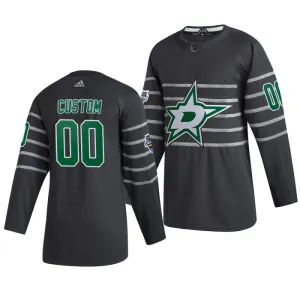 Adidas NHL Dallas Stars Pelipaita All Star 2020 Authentic Harmaa ( Omalla Nimellä )