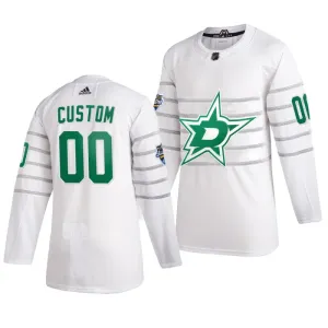 Adidas NHL Dallas Stars Pelipaita All Star 2020 Authentic Valkoinen ( Omalla Nimellä )