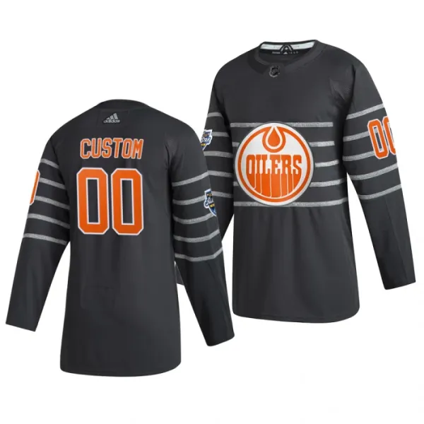 Adidas NHL Edmonton Oilers Pelipaita All Star 2020 Authentic Harmaa ( Omalla Nimellä ) Adidas NHL Edmonton Oilers Pelipaita All Star 2020 Authentic Harmaa ( Omalla Nimellä )