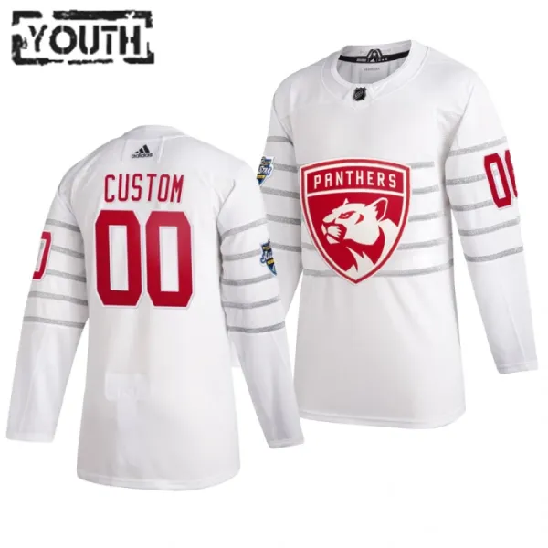 Adidas NHL Florida Panthers Lasten Pelipaita All Star 2020 Authentic Valkoinen ( Omalla Nimellä ) Adidas NHL Florida Panthers Lasten Pelipaita All Star 2020 Authentic Valkoinen ( Omalla Nimellä )