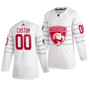 Adidas NHL Florida Panthers Pelipaita All Star 2020 Authentic Valkoinen ( Omalla Nimellä )