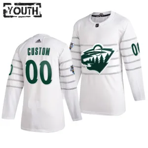 Adidas NHL Minnesota Wild Lasten Pelipaita All Star 2020 Authentic Valkoinen ( Omalla Nimellä ) Adidas NHL Minnesota Wild Lasten Pelipaita All Star 2020 Authentic Valkoinen ( Omalla Nimellä )