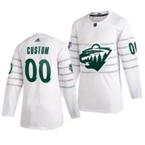 Adidas NHL Minnesota Wild Pelipaita All Star 2020 Authentic Valkoinen ( Omalla Nimellä ) Adidas NHL Minnesota Wild Pelipaita All Star 2020 Authentic Valkoinen ( Omalla Nimellä )
