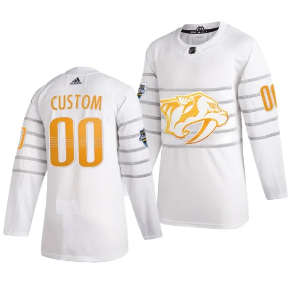 Adidas NHL Nashville Predators Pelipaita All Star 2020 Authentic Valkoinen ( Omalla Nimellä ) Adidas NHL Nashville Predators Pelipaita All Star 2020 Authentic Valkoinen ( Omalla Nimellä )