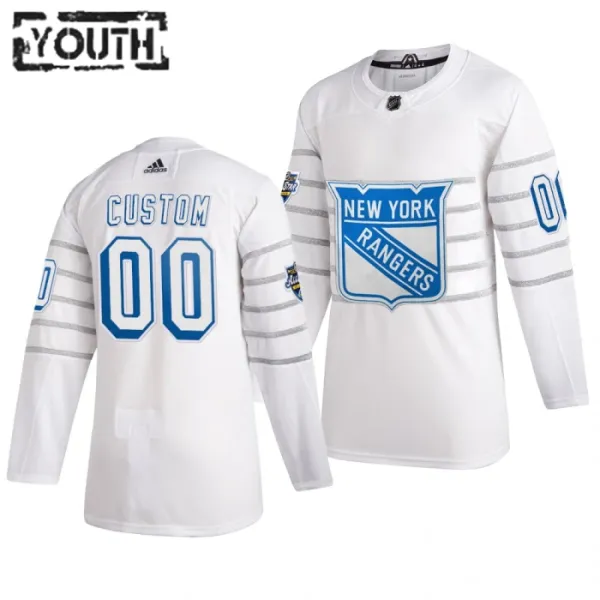 Adidas NHL New York Rangers Lasten Pelipaita All Star 2020 Authentic Valkoinen ( Omalla Nimellä ) Adidas NHL New York Rangers Lasten Pelipaita All Star 2020 Authentic Valkoinen ( Omalla Nimellä )