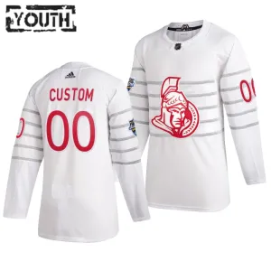 Adidas NHL Ottawa Senators Lasten Pelipaita All Star 2020 Authentic Valkoinen ( Omalla Nimellä )