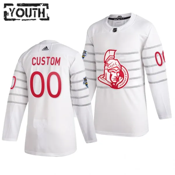 Adidas NHL Ottawa Senators Lasten Pelipaita All Star 2020 Authentic Valkoinen ( Omalla Nimellä ) Adidas NHL Ottawa Senators Lasten Pelipaita All Star 2020 Authentic Valkoinen ( Omalla Nimellä )