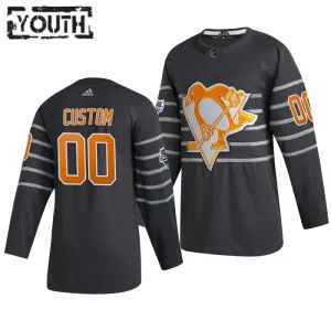 Adidas NHL Pittsburgh Penguins Lasten Pelipaita All Star 2020 Authentic Harmaa ( Omalla Nimellä )