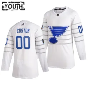 Adidas NHL St. Louis Blues Lasten Pelipaita All Star 2020 Authentic Valkoinen ( Omalla Nimellä )