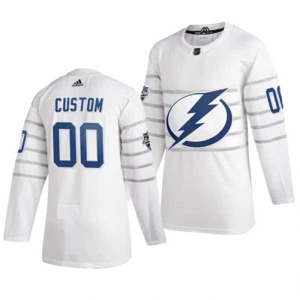 Adidas NHL Tampa Bay Lightning Pelipaita All Star 2020 Authentic Valkoinen ( Omalla Nimellä ) Adidas NHL Tampa Bay Lightning Pelipaita All Star 2020 Authentic Valkoinen ( Omalla Nimellä )