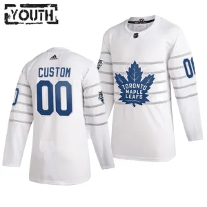 Adidas NHL Toronto Maple Leafs Lasten Pelipaita All Star 2020 Authentic Valkoinen ( Omalla Nimellä )