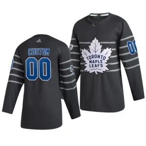 Adidas NHL Toronto Maple Leafs Pelipaita All Star 2020 Authentic Harmaa ( Omalla Nimellä )