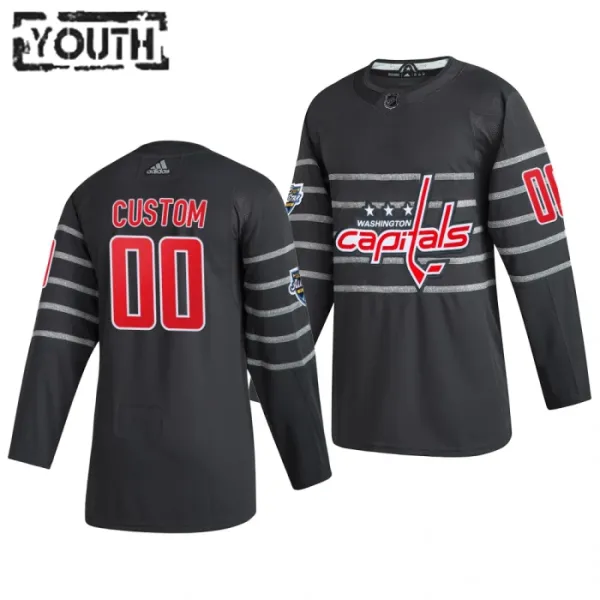 Adidas NHL Washington Capitals Lasten Pelipaita All Star 2020 Authentic Harmaa ( Omalla Nimellä ) Adidas NHL Washington Capitals Lasten Pelipaita All Star 2020 Authentic Harmaa ( Omalla Nimellä )