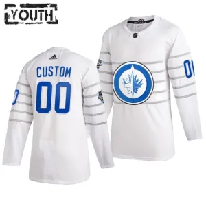 Adidas NHL Winnipeg Jets Lasten Pelipaita All Star 2020 Authentic Valkoinen ( Omalla Nimellä )