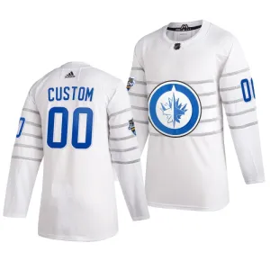 Adidas NHL Winnipeg Jets Pelipaita All Star 2020 Authentic Valkoinen ( Omalla Nimellä )