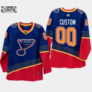 Adidas St. Louis Blues Lasten Pelipaita Heritage Classic Authentic ( Omalla Nimellä )