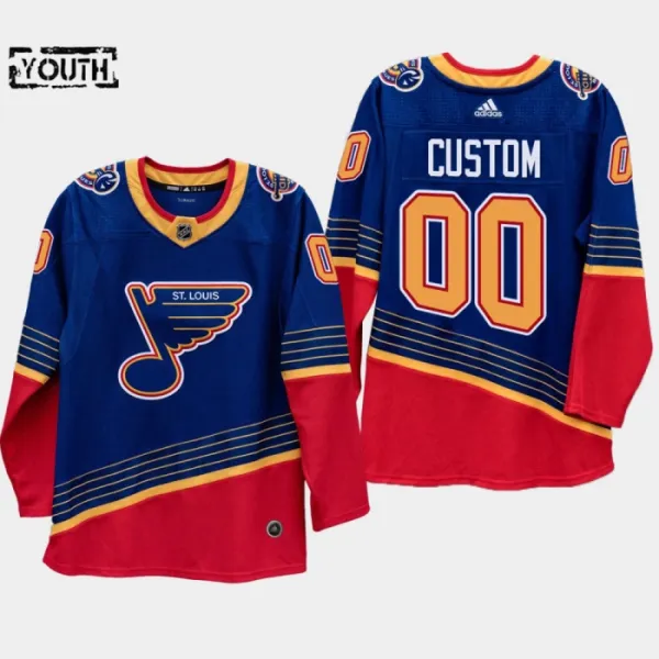 Adidas St. Louis Blues Lasten Pelipaita Heritage Classic Authentic ( Omalla Nimellä ) Adidas St. Louis Blues Lasten Pelipaita Heritage Classic Authentic ( Omalla Nimellä )