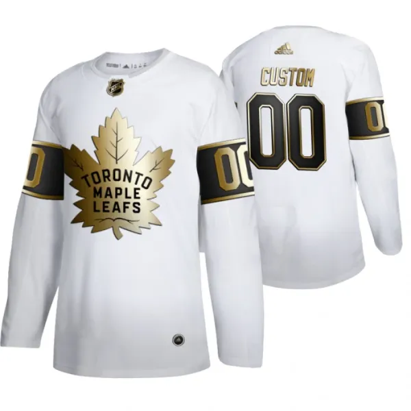 Adidas Toronto Maple Leafs Pelipaita Golden Edition Authentic Valkoinen ( Omalla Nimellä ) Adidas Toronto Maple Leafs Pelipaita Golden Edition Authentic Valkoinen ( Omalla Nimellä )