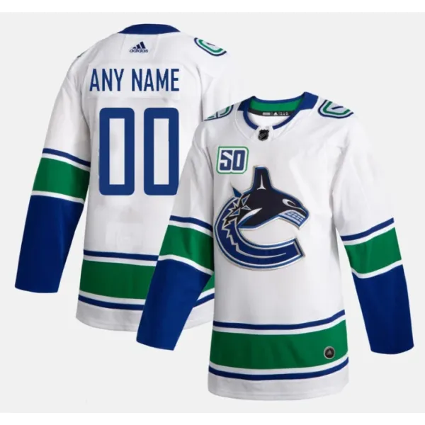Adidas Vancouver Canucks 50-Vuotispäivä Pelipaita Authentic Valkoinen ( Omalla Nimellä ) Adidas Vancouver Canucks 50-Vuotispäivä Pelipaita Authentic Valkoinen ( Omalla Nimellä )