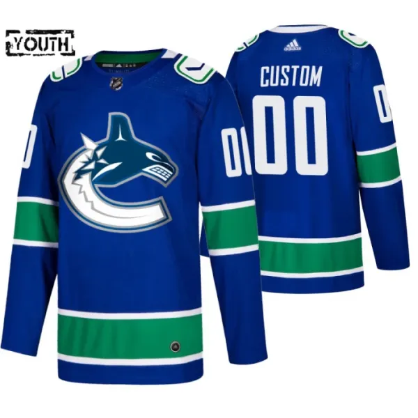 Adidas Vancouver Canucks Lasten Pelipaita Authentic Sininen ( Omalla Nimellä ) Adidas Vancouver Canucks Lasten Pelipaita Authentic Sininen ( Omalla Nimellä )
