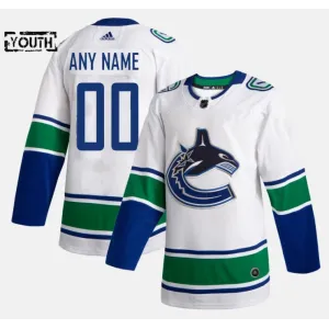 Adidas Vancouver Canucks Lasten Pelipaita Authentic Valkoinen ( Omalla Nimellä )