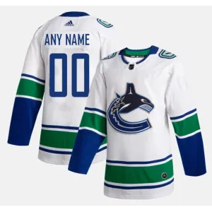 Adidas Vancouver Canucks Pelipaita Authentic Valkoinen ( Omalla Nimellä )
