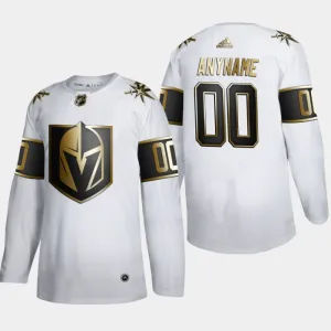 Adidas Vegas Golden Knights Pelipaita Golden Edition Authentic Valkoinen ( Omalla Nimellä )