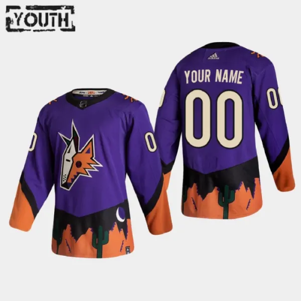 Arizona Coyotes Lasten Pelipaita Reverse Retro Authentic ( Omalla Nimellä ) Arizona Coyotes Lasten Pelipaita Reverse Retro Authentic ( Omalla Nimellä )