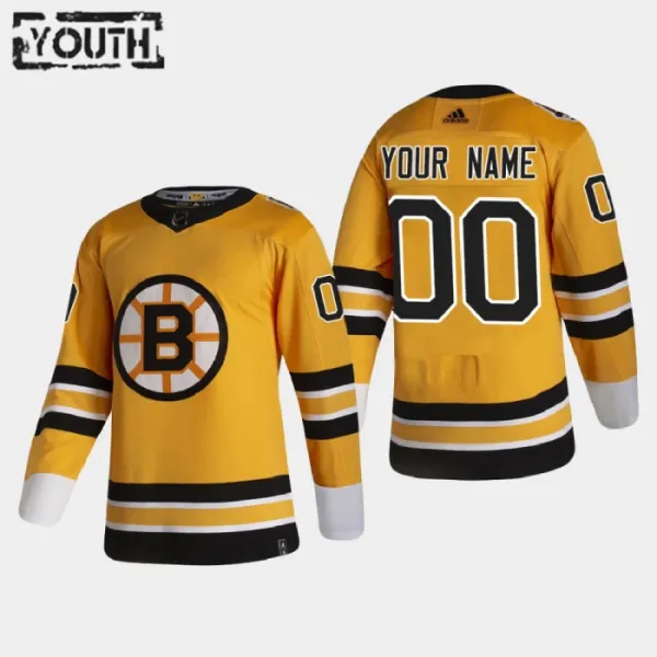 Boston Bruins Lasten Pelipaita Reverse Retro Authentic ( Omalla Nimellä ) Boston Bruins Lasten Pelipaita Reverse Retro Authentic ( Omalla Nimellä )