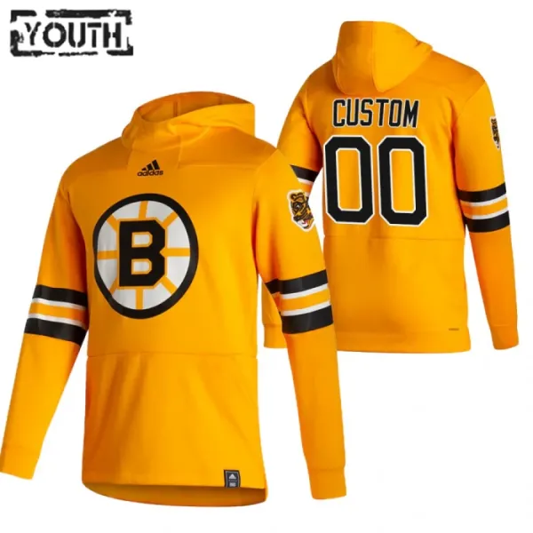 Boston Bruins Lasten Pullover-Huppari Reverse Retro ( Omalla Nimellä ) Boston Bruins Lasten Pullover-Huppari Reverse Retro ( Omalla Nimellä )