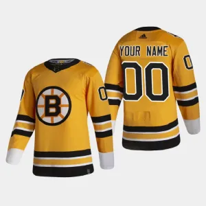 Boston Bruins Pelipaita Reverse Retro Authentic ( Omalla Nimellä )