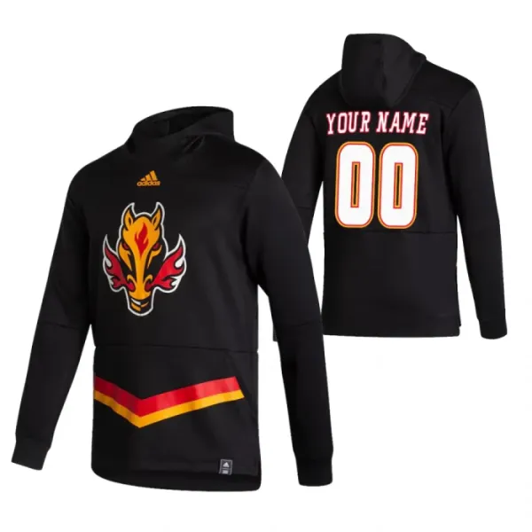 Calgary Flames Pullover-Huppari Reverse Retro ( Omalla Nimellä ) Calgary Flames Pullover-Huppari Reverse Retro ( Omalla Nimellä )