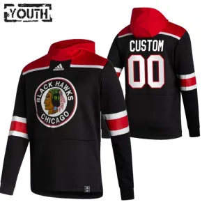 Chicago Blackhawks Lasten Pullover-Huppari Reverse Retro ( Omalla Nimellä )